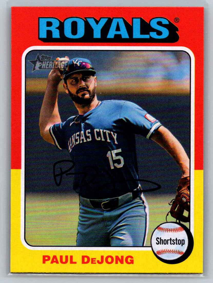 2024 Topps Heritage #540 Paul DeJong Kansas City Royals