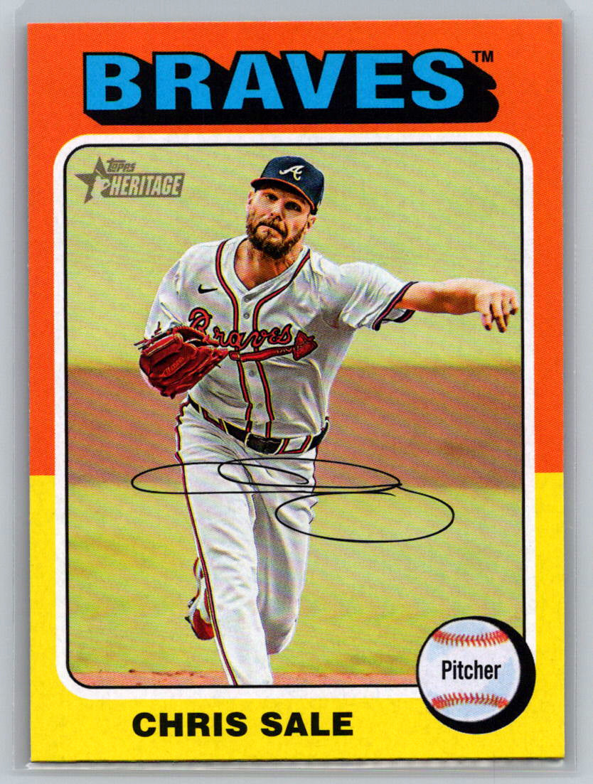 2024 Topps Heritage #515 Chris Sale Atlanta Braves