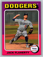 2024 Topps Heritage #565 Jack Flaherty Los Angeles Dodgers