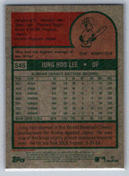 2024 Topps Heritage #545 Jung Hoo Lee San Francisco Giants
