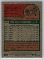2024 Topps Heritage #560 Nick Martinez Cincinnati Reds