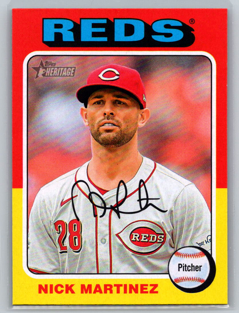 2024 Topps Heritage #560 Nick Martinez Cincinnati Reds