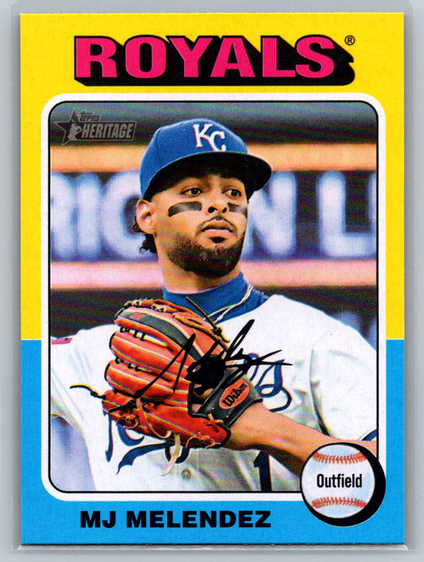 2024 Topps Heritage #697 MJ Melendez Kansas City Royals