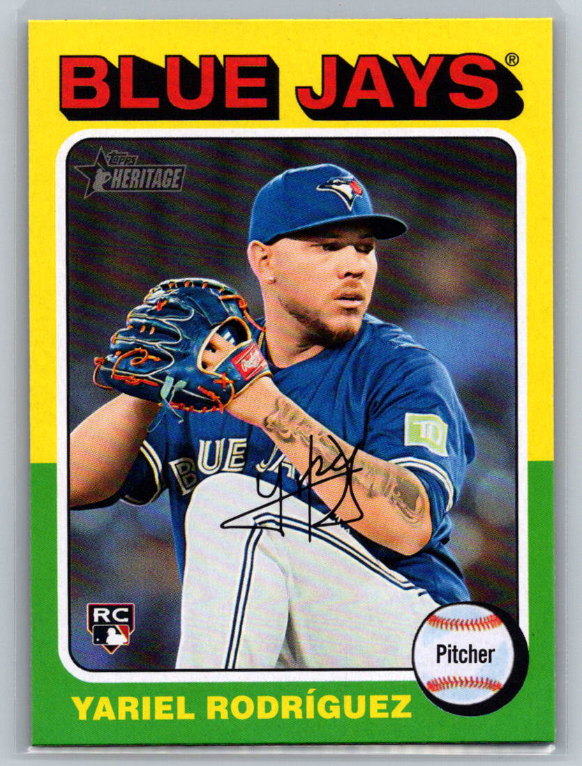2024 Topps Heritage #550 Yariel Rodríguez Toronto Blue Jays