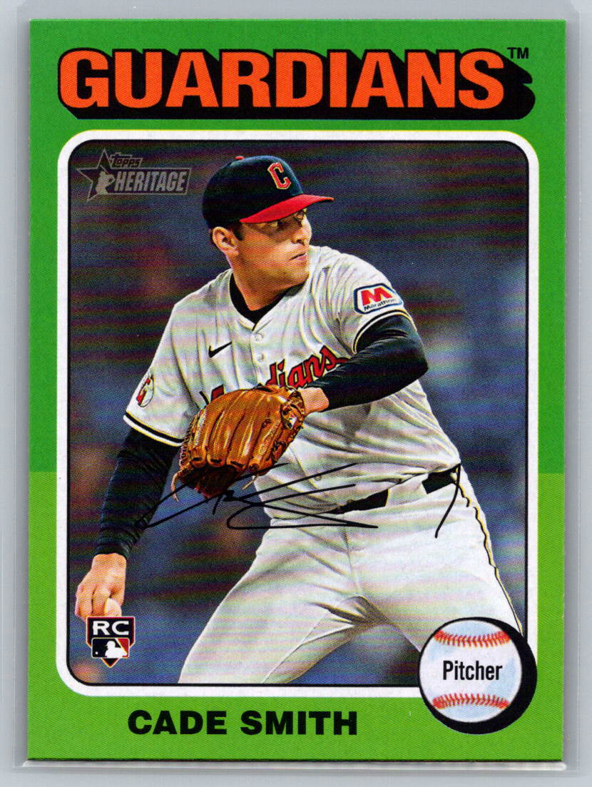 2024 Topps Heritage #611 Cade Smith Cleveland Guardians