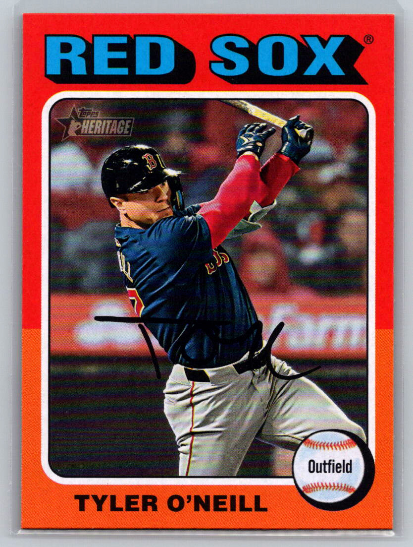 2024 Topps Heritage #590 Tyler O'Neill Boston Red Sox