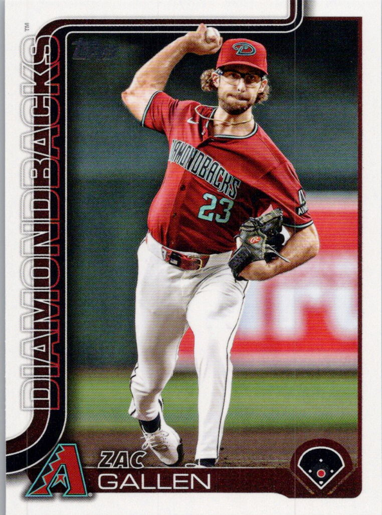 2025 Topps #448 Zac Gallen Arizona Diamondbacks