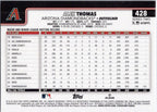 2025 Topps #428 Alek Thomas Arizona Diamondbacks