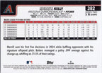 2025 Topps #382 Merrill Kelly Arizona Diamondbacks