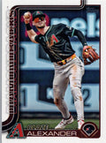 2025 Topps #499 Blaze Alexander Arizona Diamondbacks