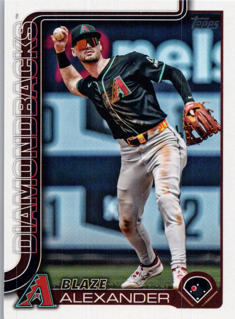 2025 Topps #499 Blaze Alexander Arizona Diamondbacks