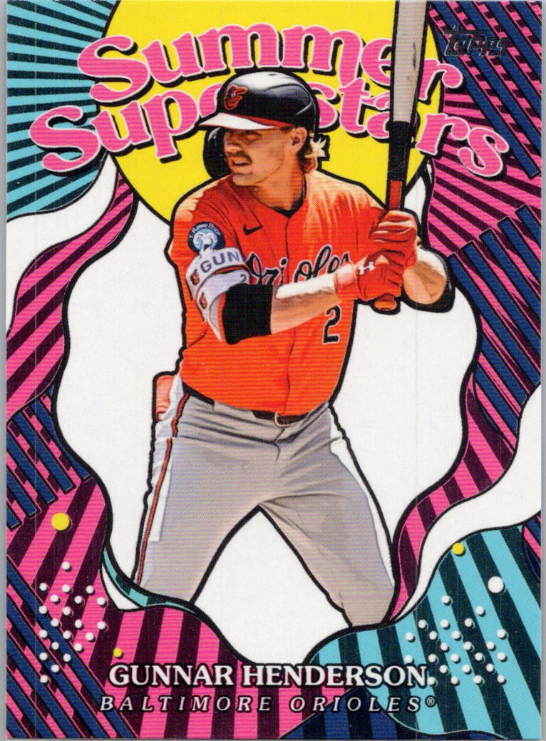 2025 Topps #SS-7 Gunnar Henderson Summer Superstars Baltimore Orioles