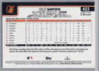 2025 Topps #423 Felix Bautista Holo Foil Baltimore Orioles