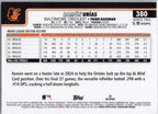 2025 Topps #380 Ramón Urías Baltimore Orioles