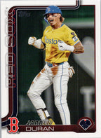 2025 Topps #587 Jarren Duran Boston Red Sox
