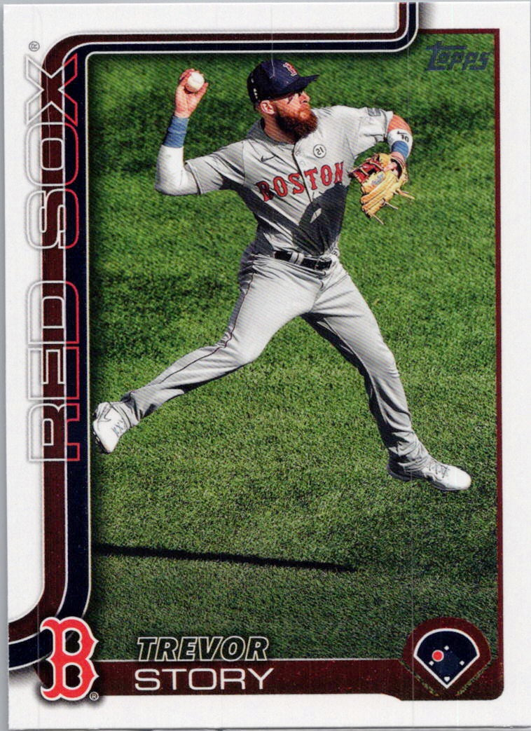 2025 Topps #577 Trevor Story Boston Red Sox