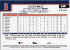 2025 Topps #540 Brayan Bello Boston Red Sox