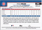2025 Topps #390 Vidal Bruján Chicago Cubs