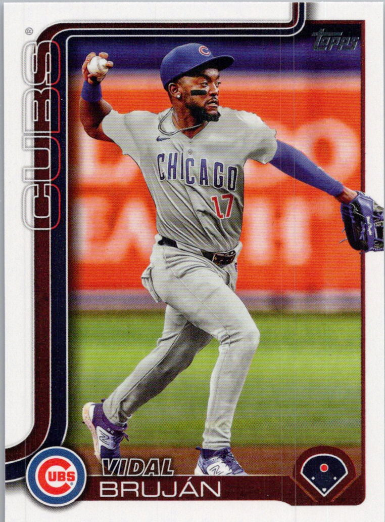 2025 Topps #390 Vidal Bruján Chicago Cubs