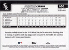 2025 Topps #660 Jonathan Cannon Chicago White Sox