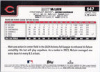 2025 Topps #647 Matt McLain Cincinnati Reds