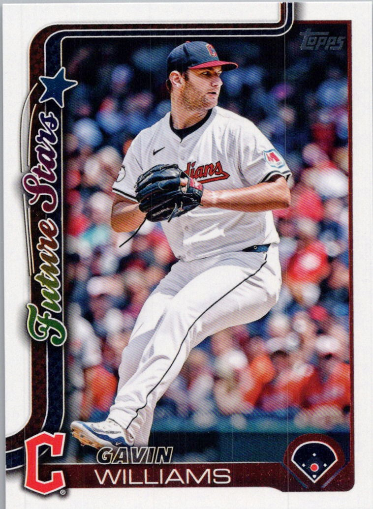 2025 Topps #554 Gavin Williams Cleveland Guardians