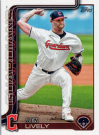 2025 Topps #532 Ben Lively Cleveland Guardians