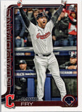 2025 Topps #401 David Fry Cleveland Guardians