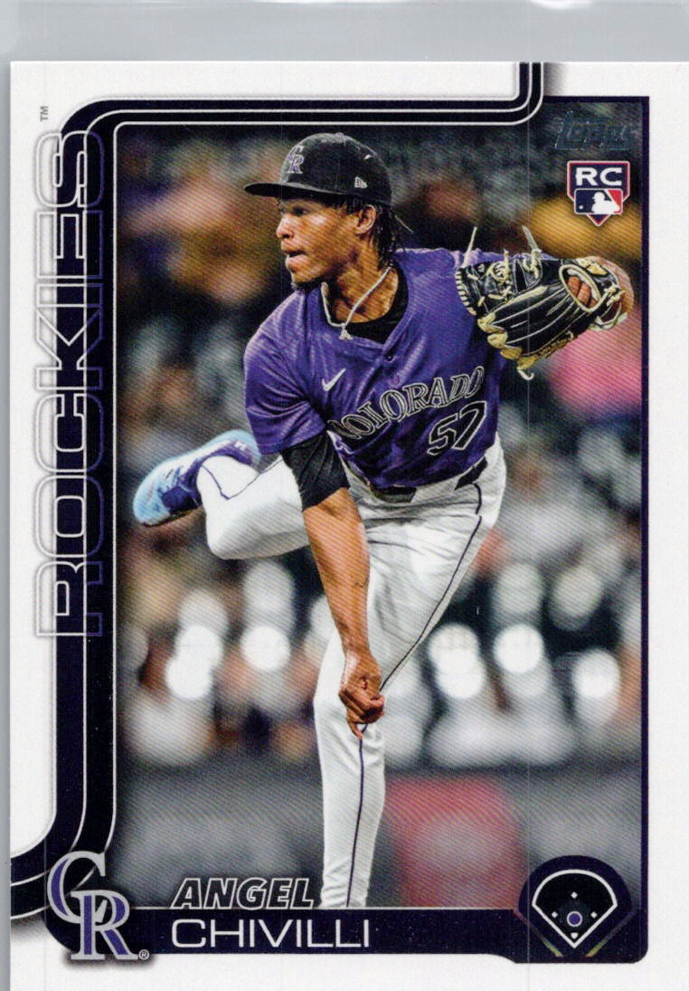2025 Topps #370 Angel Chivilli Colorado Rockies