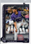 2025 Topps #370 Angel Chivilli Colorado Rockies