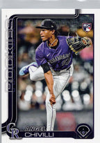 2025 Topps #370 Angel Chivilli Colorado Rockies