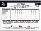 2025 Topps #526 Luis Peralta Colorado Rockies