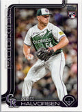 2025 Topps #597 Seth Halvorsen Colorado Rockies