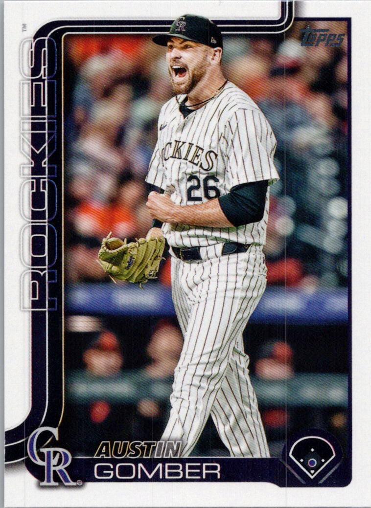 2025 Topps #640 Austin Gomber Colorado Rockies
