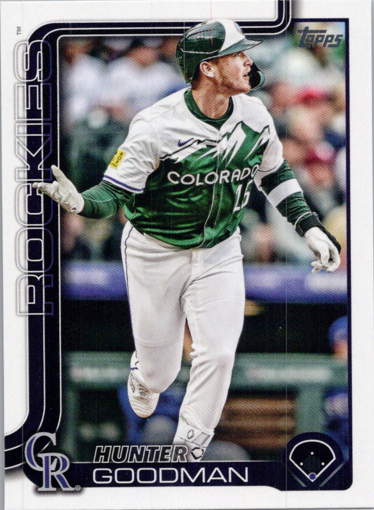 2025 Topps #467 Hunter Goodman Colorado Rockies
