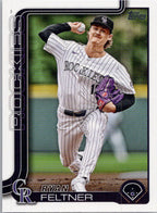2025 Topps #444 Ryan Feltner Colorado Rockies