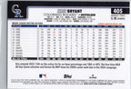 2025 Topps #405 Kris Bryant Colorado Rockies