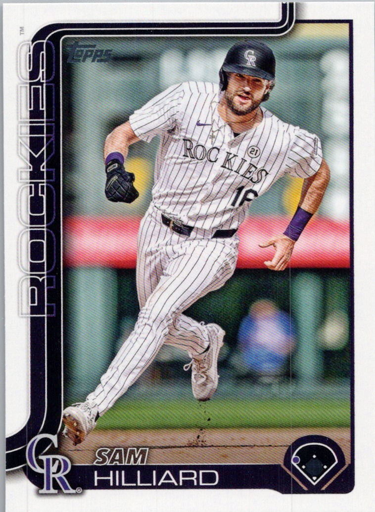 2025 Topps #627 Sam Hilliard Colorado Rockies