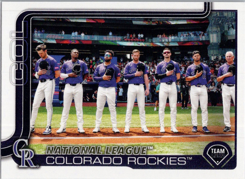2025 Topps #486 Colorado Rockies Colorado Rockies