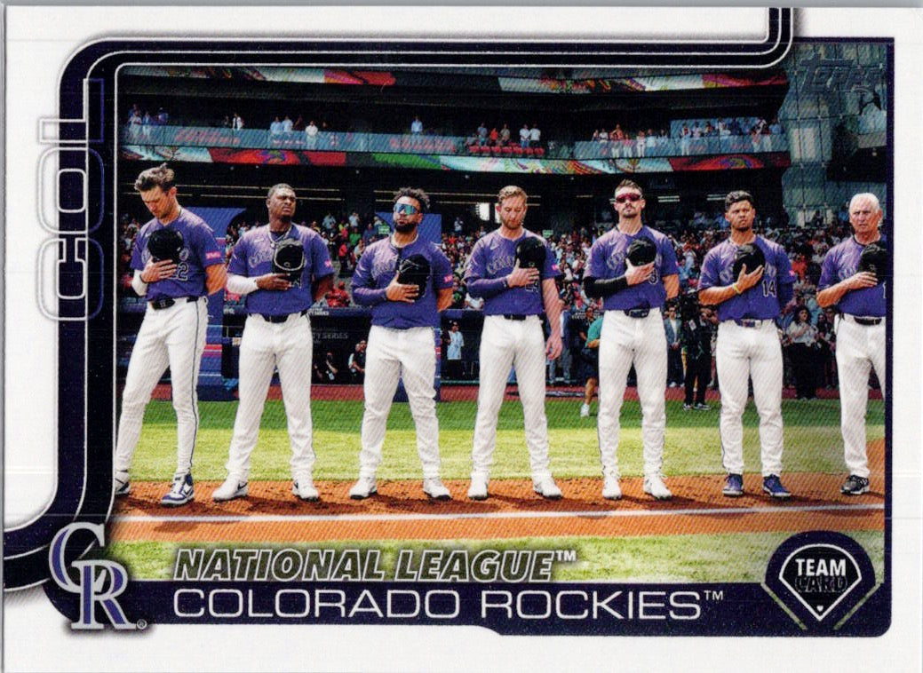 2025 Topps #486 Colorado Rockies Colorado Rockies