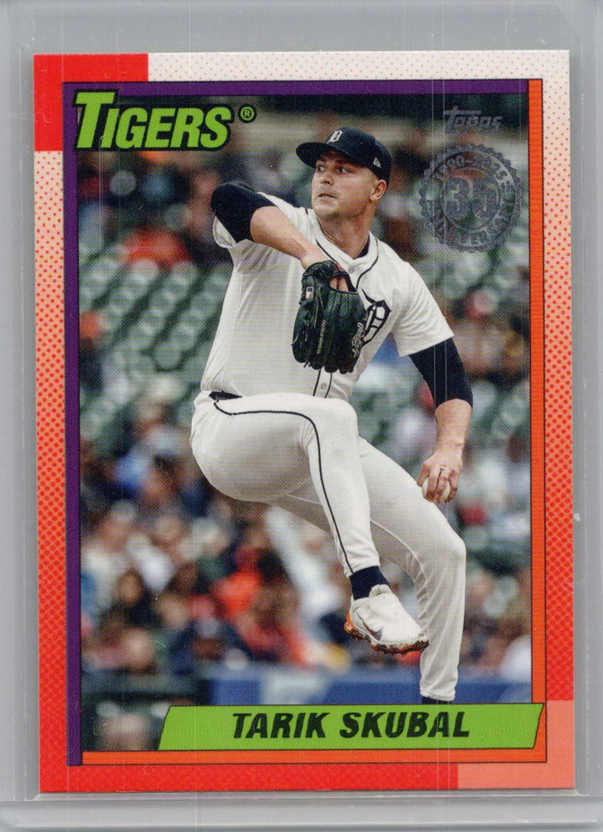 2025 Topps #90B2-39 Tarik Skubal 1990 Topps Baseball 35th Anniversary