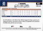 2025 Topps #483 Ty Madden Detroit Tigers