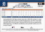 2025 Topps #410 Jason Foley Detroit Tigers