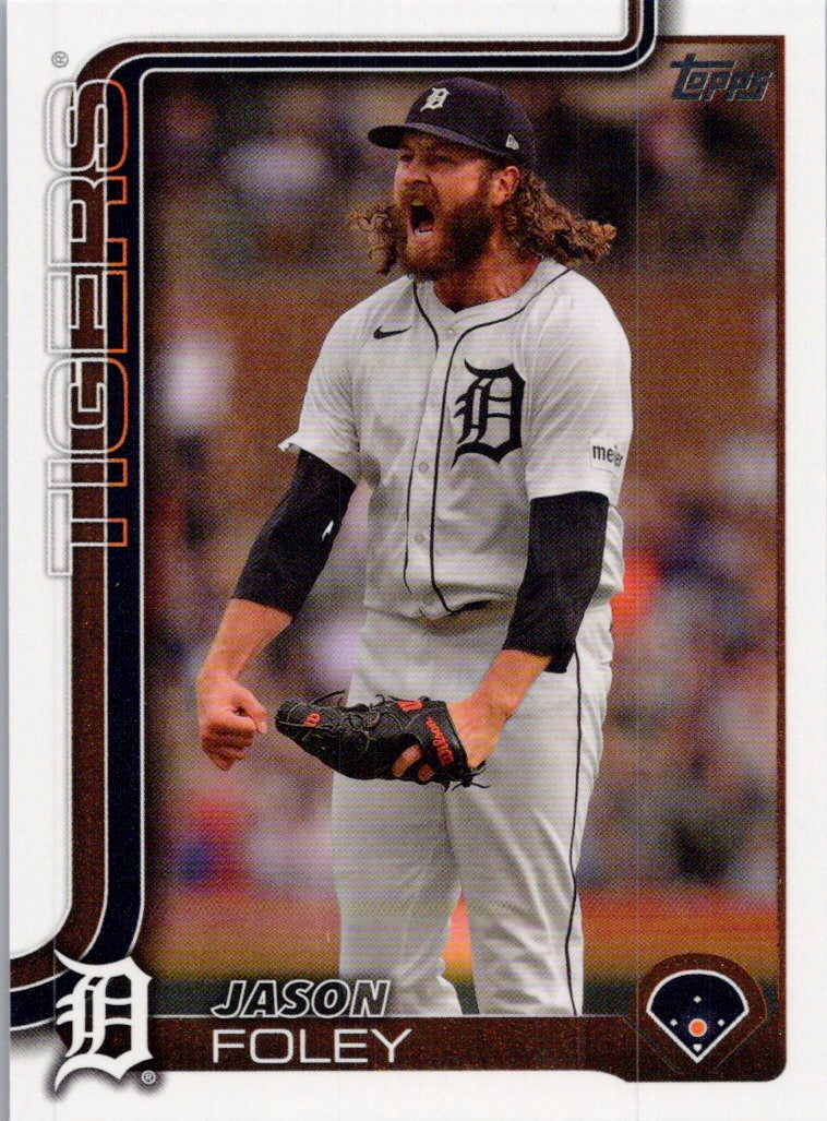 2025 Topps #410 Jason Foley Detroit Tigers