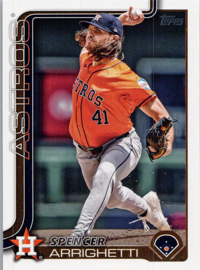 2025 Topps #522 Spencer Arrighetti Houston Astros