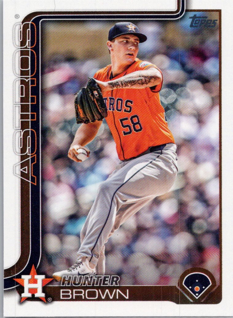 2025 Topps #693 Hunter Brown Houston Astros