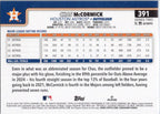 2025 Topps #391 Chas McCormick Houston Astros