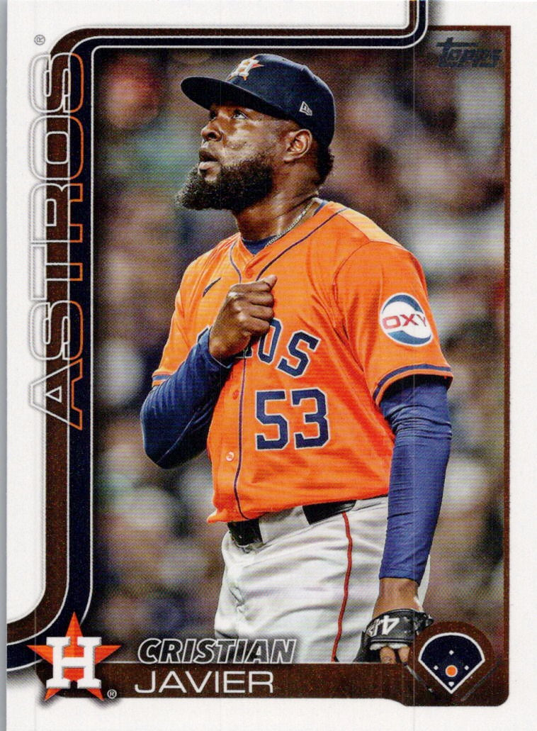 2025 Topps #509 Cristian Javier Houston Astros