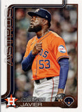 2025 Topps #509 Cristian Javier Houston Astros