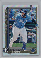 2025 Topps #508 Salvador Perez Rainbow Foil Kansas City Royals